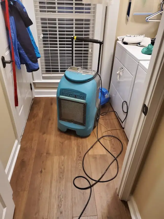 Commercial dehumidifier deployed for Flood Damage Cleanup in North St. Paul