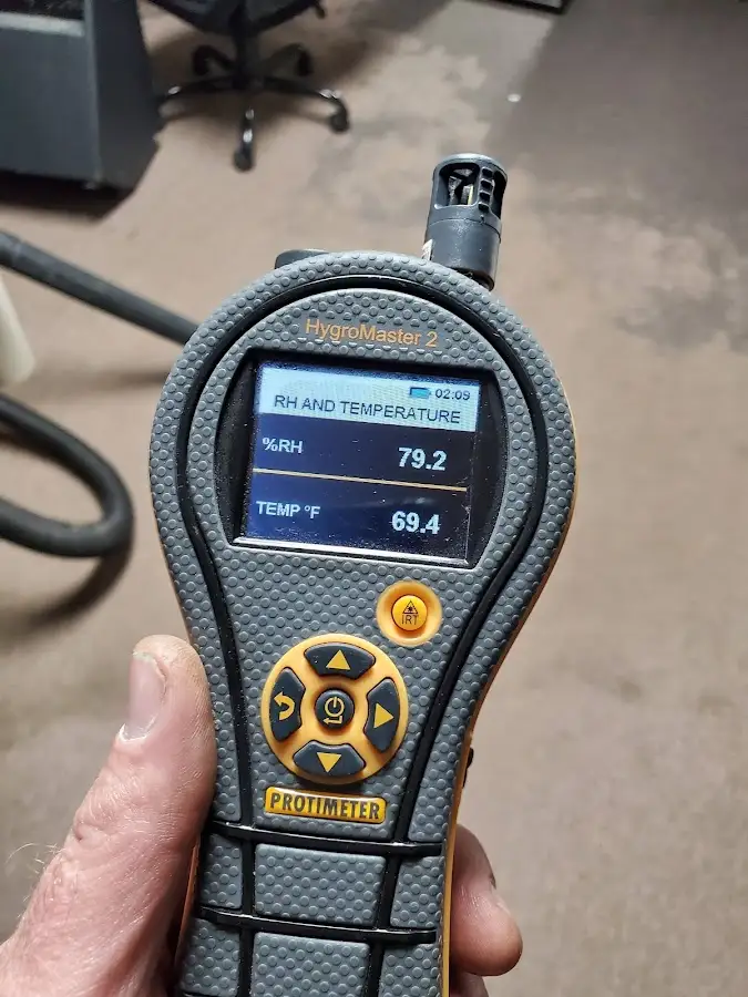 Moisture meter humidity assessment for Mold Remediation & Removal in North St. Paul